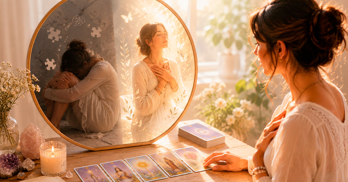 Tarot canalizado y autoestima: las señales de que te has desconectado de ti